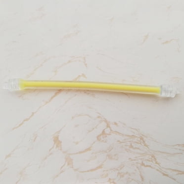 Lot de 5 Cordons Amortisseurs de Vibration Protection Silicone Forme Longue Crochet Raquettes de Tennis Portable Amortisseur Équipement de Sport Accessoires Jaune