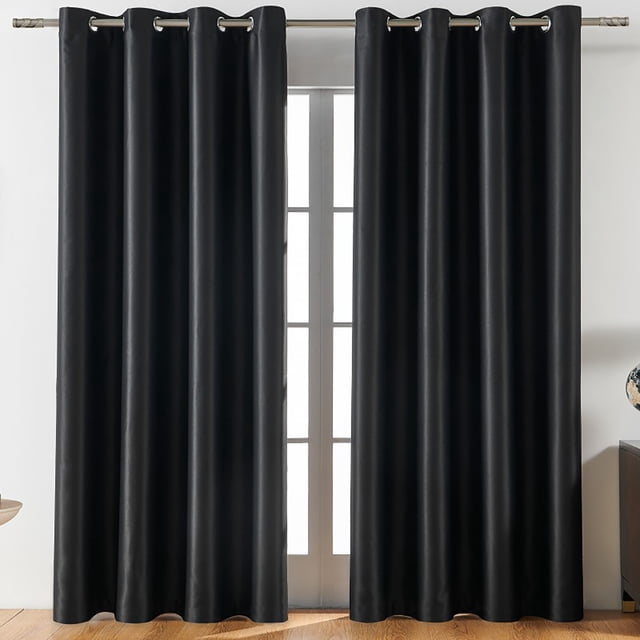 Tyidzon Rideaux Occultants Rideaux Paire de Panneaux de Rideau 63 Pouces L x 52 Pouces H Superposition de Rideau Rideaux Élégants pour Chambre Liquidation!