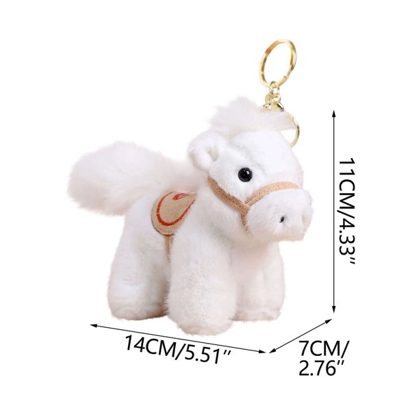 Aodebiao 4 in 2026 Year of The Horse Stuffed Animals Chinese New Year Plush Horse Mascot Doll Toys Zodiac Decor for Spring Festival Lunar New Years Gifts Blessing Souvenir