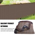 thumbnail image 2 of Visland 1/2x5M Balcony Privacy Screen Fence Cover UV Protection Weather-Resistant Apartments Railing Screen Heavy Duty Wind Block Sun Shade Net, 2 of 8