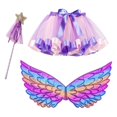 thumbnail image 2 of Girls Fairy Costume Set for Photography Prop Ballet Dance Performance Role Play, 2 of 9