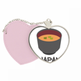 thumbnail image 1 of Traditional Japanese Tasty Miso Soup Mirror Travel Purse Makeup Heart Pink, 1 of 4