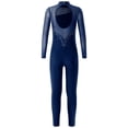 thumbnail image 2 of Choomomo Combinaison de Danse Ballet à Manches Longues avec Strass pour Filles, Bleu Marine 10, 2 of 7