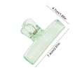 thumbnail image 4 of Sentmoon Clear Binder Clips Plastic Clip Transparent Dovetail Clip Data Clip Study Office Supplies Long Tail Clip Small Bills Clip Small Size Transparent Clip Food Clip, 4 of 7