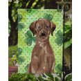 thumbnail image 3 of Carolines Treasures BB9540GF Chocolate Labrador St.Patricks Flag Garden Size, 3 of 3