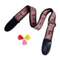 thumbnail image 2 of TISHITA Electric Guitar Strap Portable for Mandolin Electric Guitar Classical Guitar red, 2 of 8