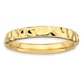 thumbnail image 1 of Bague Plaquée Or en Argent Sterling Stackable Expressions Taille 6, 1 of 3