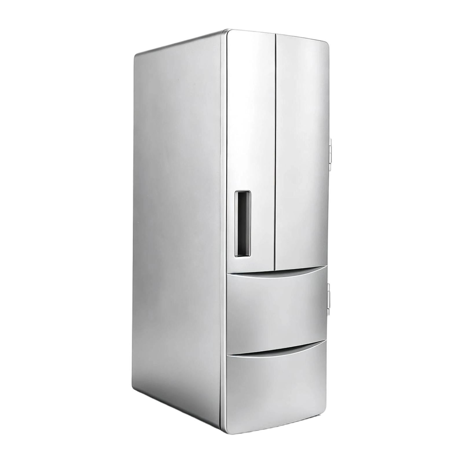 predolo USB Mini Fridge Mini Refrigerator Multipurpose Built in Light Beverage Drink Can
