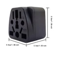 thumbnail image 3 of Fokuz Two Pin Turn Three Pin Two Hole Turn Three Hole Standard 10A Conversion Plug Plug Turn To 2 Flat Plug, 3 of 6