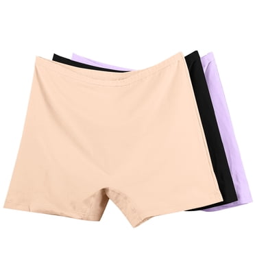 Culottes Anti-Fuites Grande Taille pour Femmes, Protection contre les Fuites Urinaires Taille Haute, Shorts de sous-Vêtements en Coton pour Incontinence, Lot de 3 pour Confort Quotidien et Mode de Vie Actif
