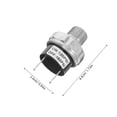thumbnail image 2 of Minkissy Interrupteur de Pression Automatique Design Carré pour Compresseur d'Air Argent 1Pcs pour Applications Industrielles, 2 of 8