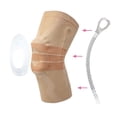 thumbnail image 2 of 2pcs Ultra Knee Compression Sleeve - Professional Knee Brace  Elastic Knee Wraps Patella Stabilizer with Silicone Gel Spring Support  Knee Support Non-slip for Men Women, 2 of 7