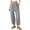 Grey, variant on Plebaso Womens Sweatpants Open Bottom Baggy Pants with Pockets Wide Leg Elastic Waist Sweat Pants for Women