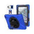 thumbnail image 1 of Amazon All-New Kindle Fire 7 Tablet (12th Generation, 2022 Release) Case Heavy Duty Shockproof Protective Case for All-New Kindle Fire 7 inch with Stand, Handle Hand Strap & Shoulder Strap, 1 of 7