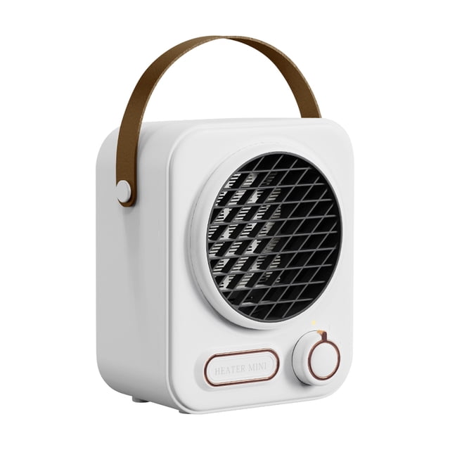 Ceramic Heating Fan 1000 W Mini Desktop Heater for Home and Office Use with 45° Wide-Angle Heat Distribution and 30 dB Quiet Operation