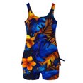 thumbnail image 4 of UPPADA Two Piece Tankini Swimsuits for Women High Waisted 2 Piece Bathing Suits Floral Print Tankini Set Tummy Control Modest Swimwear for Holiday Slimming Tankini Swimsuits for Women Multicolor,S, 4 of 6