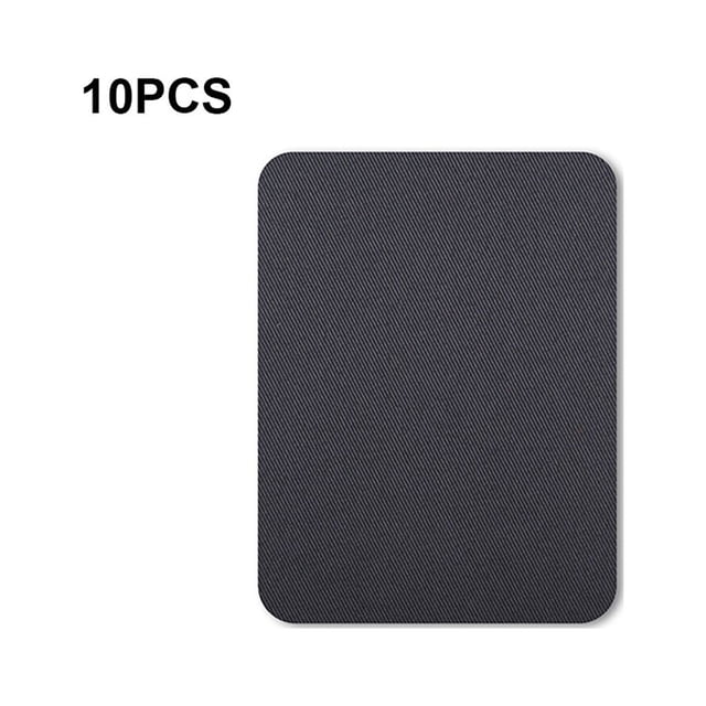 10 Pcs Écussons Thermocollants pour Réparation de Vêtements Accessoires pour Vêtements Faits à la Main Fournitures de Couture pour Raccommoder Réparer Coude Jeans Déchirés Gris Foncé