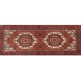 thumbnail image 1 of Ahgly Company Tapis Rectangulaire Traditionnel Lavable en Machine, Rouille Rose, 9 Pieds x 12 Pieds, 1 of 7