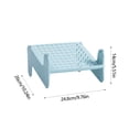 thumbnail image 3 of Amzcrzy Étagère de Rangement pour Chaussures Multicouche Empilable Pliable Étagère à Chaussures Étagère de Rangement pour Chaussures Étagère à Chaussures à Étages Étagère de Rangement Sans Perçage Étagère à Chaussures en Matériau Plastique Respirant Commode, 3 of 6