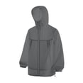 thumbnail image 1 of biudgviw Manteaux Coupe-Vent pour Femmes Imperméables Légers Manteau de Pluie de Course Hauts Protection UV à Capuche Vêtements d'Extérieur pour la Randonnée en Plein Air, 1 of 6