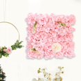 thumbnail image 3 of 38x38cm Artificial Flower Wall Panel Silk decor panel Rose for Wedding Decor Pink, 3 of 9