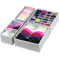 thumbnail image 1 of Simple Houseware Closet Underwear Organizer Drawer Divider 4 Set, 1 of 2