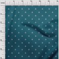 thumbnail image 3 of oneOone Rayon Teal Blue Fabric Block Sewing Material Print Fabric By The Yard 56 Inch Wide, 3 of 4