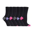 thumbnail image 1 of Gentle Grip - 6 Pairs Ladies Gentle Grip Non Elastic Crew Socks, 1 of 2