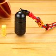 thumbnail image 4 of Collier Vide de Forme pour Hommes Bouddhisme Bijoux Religieux Ouvrant Noir, 4 of 7