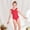 Rouge, variante sur Pisexur Maillots de Bain Filles Adolescentes Maillot de Bain Sportif 8-14 Ans à Pois Sans Manches une-Pièce pour Entraînement de Surf et Natation de Compétition Résistant au Chlore