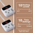 thumbnail image 2 of GARVEE Heated Blanket 100"X90" King Size Dual Control Electric Blanket with 10 Heating Level & 1-10 Hour Auto Off,Machine Washable,Grey, 2 of 8