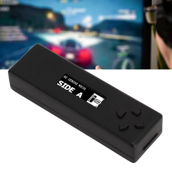 FDSkey Disk Emulator with OLED Screen, Plug and Play, Support Hot Swappable, More Than 300 Games for AV FC Console, Made of ABS, Large Operating Room