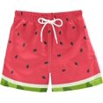 thumbnail image 1 of Boys Swim Trunks Beach Board Shorts Quick Dry Toddler Swimsuit Bathing Suits with Mesh Lining, 1 of 6