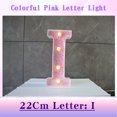 thumbnail image 2 of JilgTeok 1 Packs Colorful Light Up Letters LED Letter Lights for Proposal Statement Birthday Party Wedding Home Bar Decoration Scene Decorative Light Clearance, 2 of 3