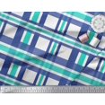 thumbnail image 2 of Soimoi Green Poly Georgette Fabric Gingham Check Decor Fabric Printed Yard 52 Inch Wide, 2 of 5