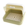 thumbnail image 3 of Siruishop Bottle Drying Rack Dustproof Drain Tray Storage Box for Bowl Chopsticks Dish green, 3 of 8