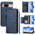 thumbnail image 2 of Google Pixel 8 5G Case ,Zipper Handbag Wallet Leather Cover with Crossbody Detachable Lanyard Strap, 2 of 5