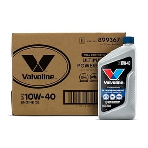 Valvoline 4-Stroke Powersport Full Synthetic Motor Oil 1 QT, Case of 6