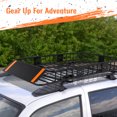 thumbnail image 3 of AKDSteel Universal Roof Rack Basket, 64x39/46x36 Inch Steel Cargo Carrier with Adjustable Extension, 200 lbs Capacity for SUV, 3 of 7
