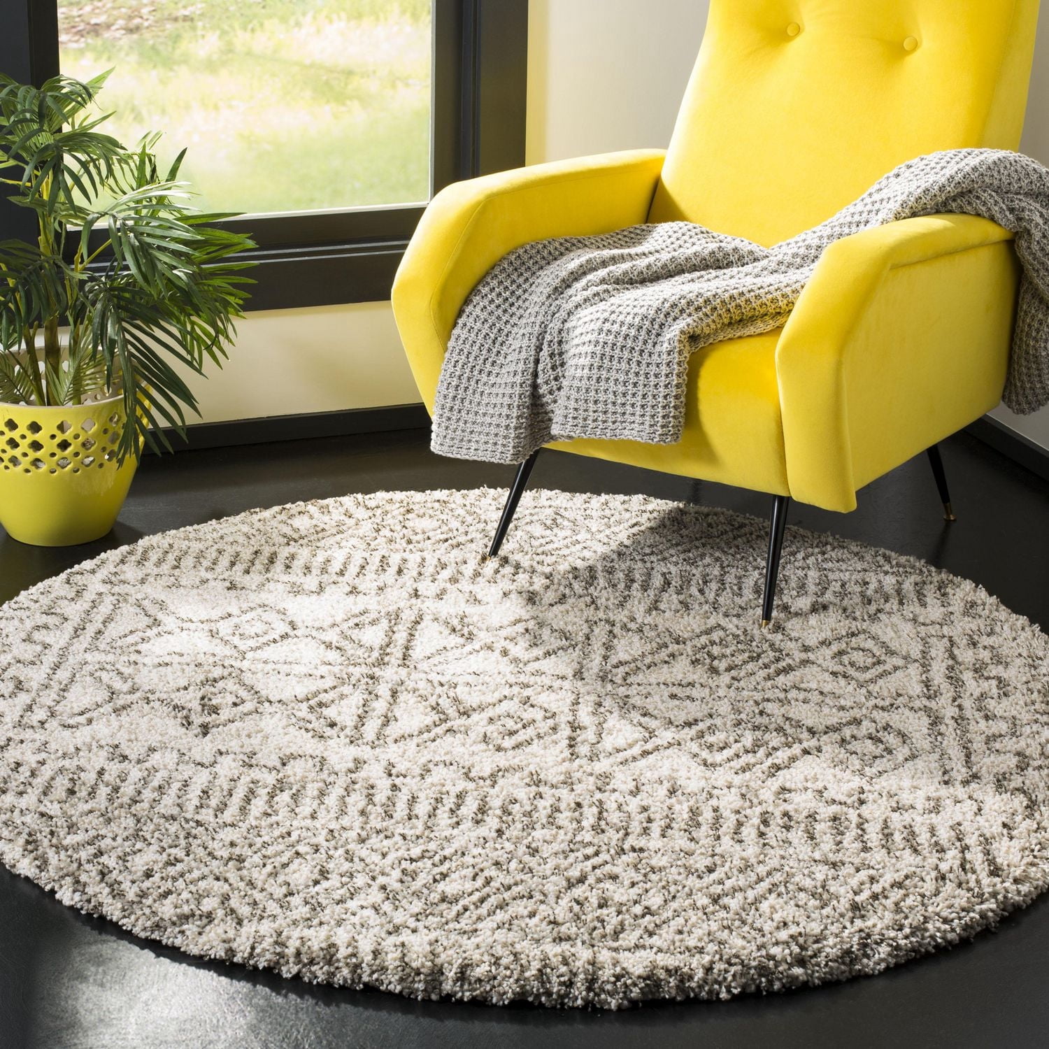 SAFAVIEH Hudson Raphael Tapis Peluche Shag