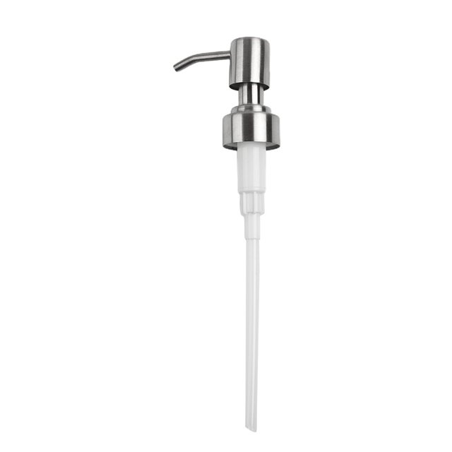 1/2x Tête de Distributeur de Liquide pour Pompe à Savon en Acier Inoxydable Brossé
