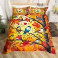 thumbnail image 1 of YST Fall Cardinal Bird Duvet Cover Full Size Autumn Maple Trees Bedding Set, Kids Fall Thanksgiving Comforter Cover Colorful Bird Autumn Trees Botanical Leaves Branches Bed Cover, 1 of 5