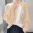 thumbnail image 2 of MeetoTime Shrug Cardigan Sweater for Women Fall Trendy Long Sleeve Cropped Open Front Knitted Sweaters, 2 of 6
