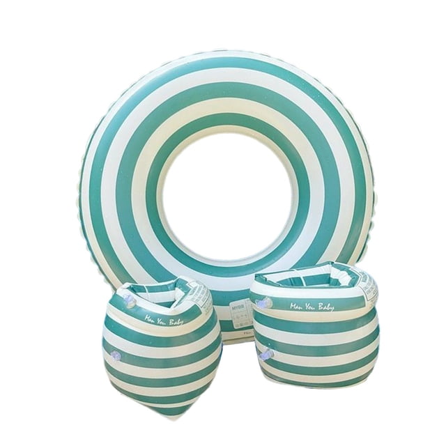 HILABEE Swimming Float with Armbands Inflatable Tubes for Beach Water Park Party Toys E