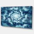 thumbnail image 2 of Blue Snowy Fractal Flower Design - Floral Art Canvas Print, 2 of 3