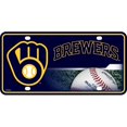 thumbnail image 1 of Milwaukee Brewers Metal License Plate, 1 of 1