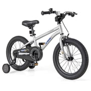 Costway 16-Inch Kid's Bike for 4-7 Years Old with Adjustable Saddle & Anti-slip Handlebar Silver