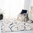 thumbnail image 1 of SAFAVIEH Florida Douglas Floral Vines Shag Area Rug, 1 of 7