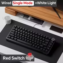 AJAZZ AK820 Pro Clavier Mécanique Sans Fil Bluetooth 5.1 à Commutation à Chaud Clavier de Jeu RVB Neuf