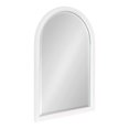 thumbnail image 1 of Kate and Laurel Hogan Farmhouse Arch Mirror, 20 x 30, Rustic White, Decorative Modern Wall Mirror for Display, 1 of 7